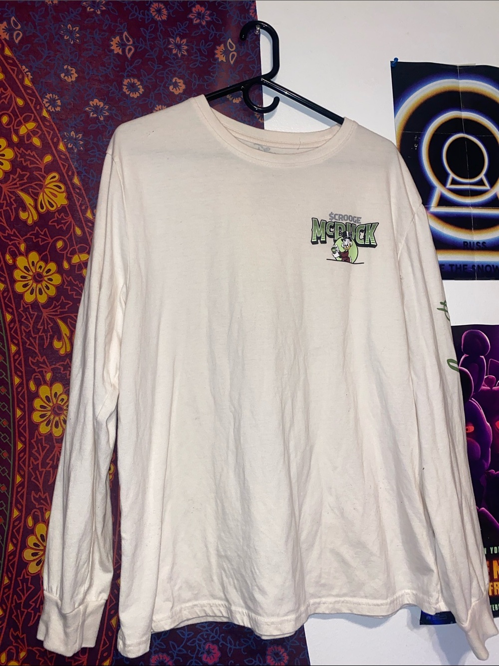 Lee Scrooge McDuck Graphic Long-Sleeve Shirt - Ivory